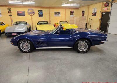 1972 Targa Blue Corvette Convertible For Sale