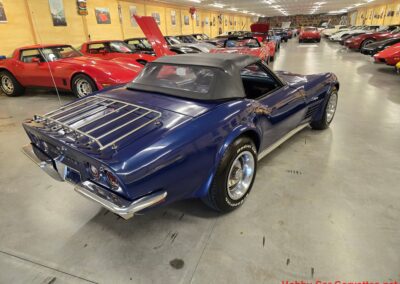 1972 Targa Blue Corvette Convertible For Sale