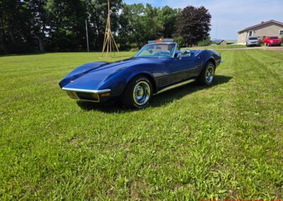 1972 Targa Blue Corvette Convertible For Sale