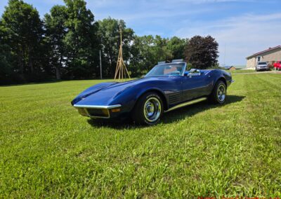 1972 Targa Blue Corvette Convertible For Sale