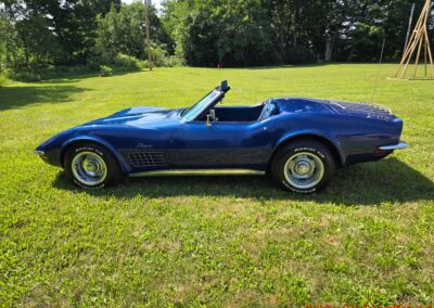 1972 Targa Blue Corvette Convertible For Sale