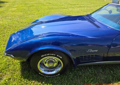 1972 Targa Blue Corvette Convertible For Sale