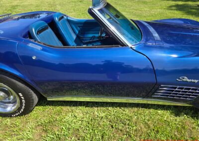 1972 Targa Blue Corvette Convertible For Sale