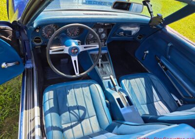 1972 Targa Blue Corvette Convertible For Sale