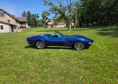 1972 Targa Blue Corvette Convertible For Sale