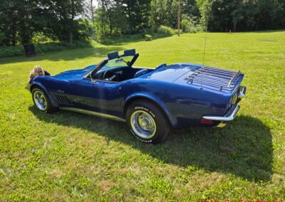 1972 Targa Blue Corvette Convertible For Sale