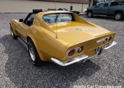 1972 Gold Corvette Stingray T Top