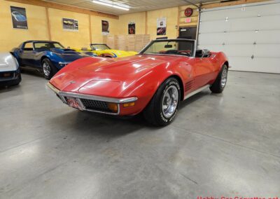 1972 Mille Miglia Red Corvette Convertible 4spd