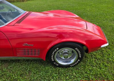 1972 Mille Miglia Red Corvette Convertible 4spd