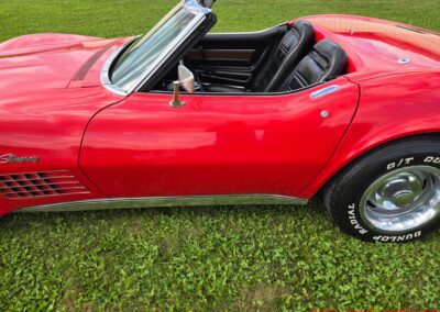 1972 Mille Miglia Red Corvette Convertible 4spd