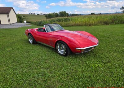 1972 Mille Miglia Red Corvette Convertible 4spd