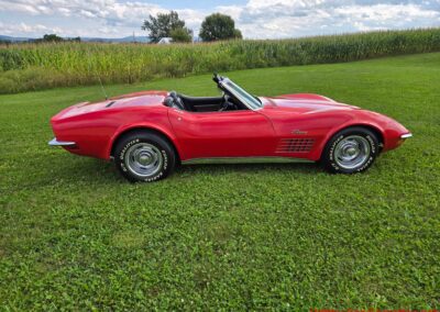 1972 Mille Miglia Red Corvette Convertible 4spd