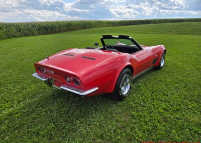 1972 Mille Miglia Red Corvette Convertible 4spd