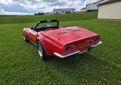 1972 Mille Miglia Red Corvette Convertible 4spd