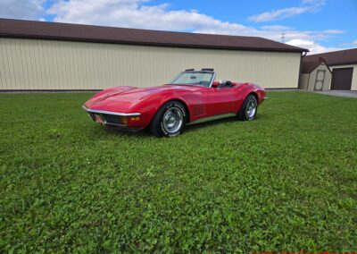1972 Mille Miglia Red Corvette Convertible 4spd
