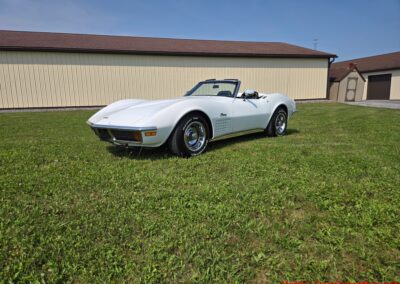 1972 White C3 Stingray Corvette Convertible For Sale