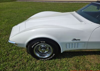 1972 White C3 Stingray Corvette Convertible For Sale