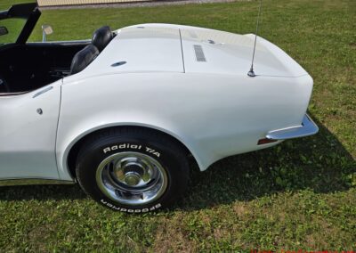 1972 White C3 Stingray Corvette Convertible For Sale