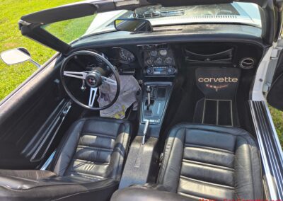 1972 White C3 Stingray Corvette Convertible For Sale