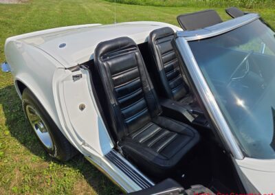 1972 White C3 Stingray Corvette Convertible For Sale
