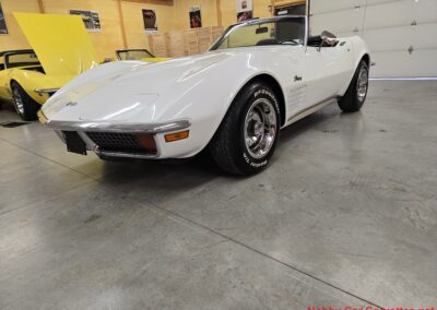 1972 White C3 Stingray Corvette Convertible For Sale
