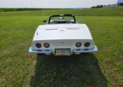 1972 White C3 Stingray Corvette Convertible For Sale