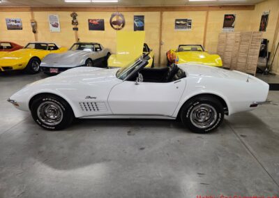 1972 White C3 Stingray Corvette Convertible For Sale