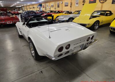 1972 White C3 Stingray Corvette Convertible For Sale