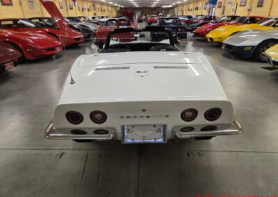 1972 White C3 Stingray Corvette Convertible For Sale