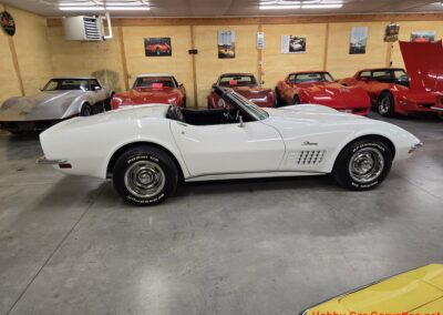 1972 White C3 Stingray Corvette Convertible For Sale