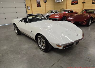 1972 White C3 Stingray Corvette Convertible For Sale