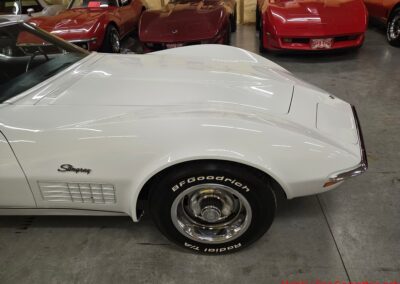 1972 White C3 Stingray Corvette Convertible For Sale