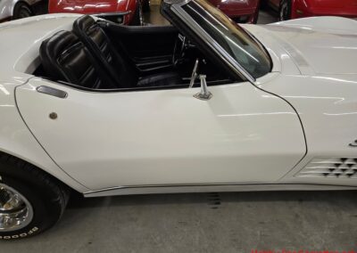 1972 White C3 Stingray Corvette Convertible For Sale