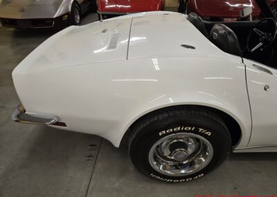 1972 White C3 Stingray Corvette Convertible For Sale