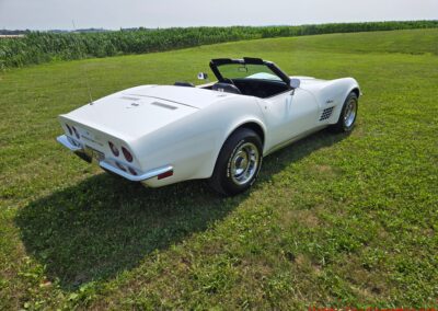 1972 White C3 Stingray Corvette Convertible For Sale