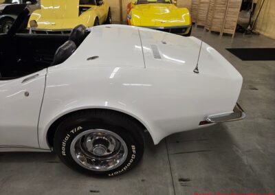 1972 White C3 Stingray Corvette Convertible For Sale