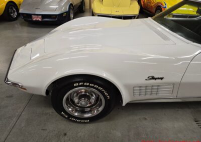 1972 White C3 Stingray Corvette Convertible For Sale