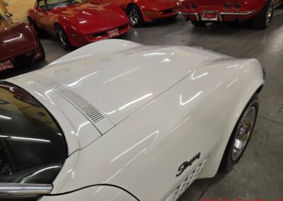 1972 White C3 Stingray Corvette Convertible For Sale