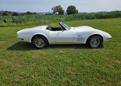 1972 White C3 Stingray Corvette Convertible For Sale