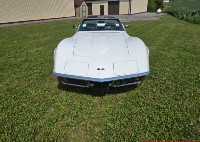 1972 White C3 Stingray Corvette Convertible For Sale