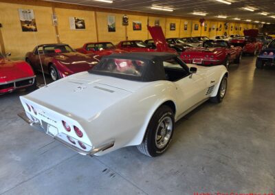 1972 White C3 Stingray Corvette Convertible For Sale