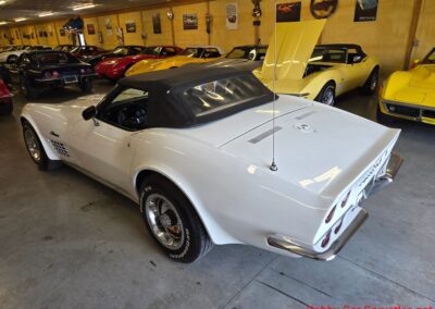 1972 White C3 Stingray Corvette Convertible For Sale