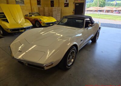 1972 White C3 Stingray Corvette Convertible For Sale