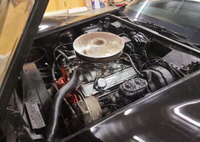 1973 Black Black Corvette Stingray Hot Rod