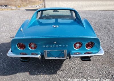 1973 Medium Blue Corvette 4spd For Sale