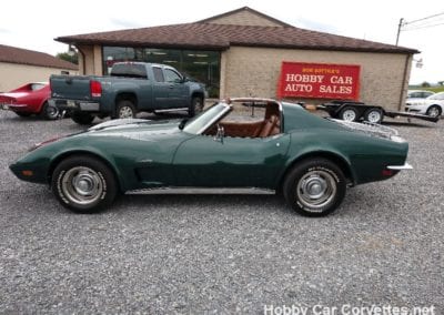 1973 Blue Green Corvette Stingray For Sale