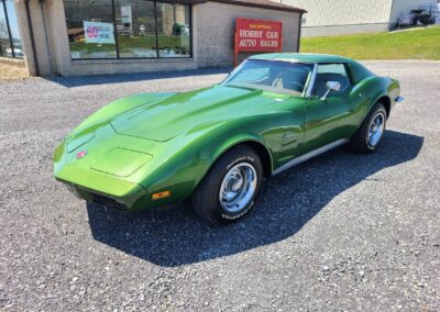 1973 Elkhart Green Corvette Stingray For Sale