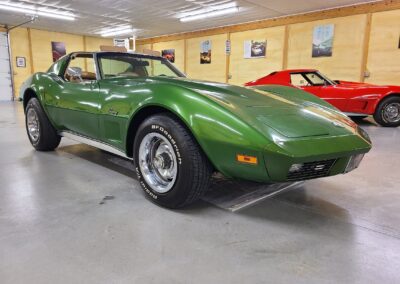 1973 Elkhart Green Corvette Stingray For Sale