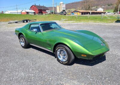 1973 Elkhart Green Corvette Stingray For Sale