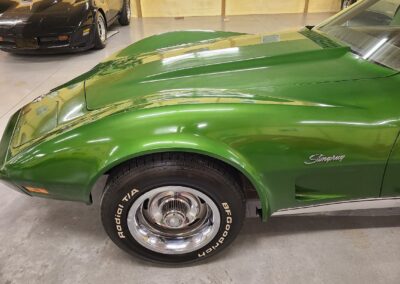 1973 Elkhart Green Corvette Stingray For Sale